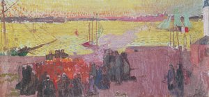 イルチューディへの聖ジャンの火、1895 作： Maurice Denis